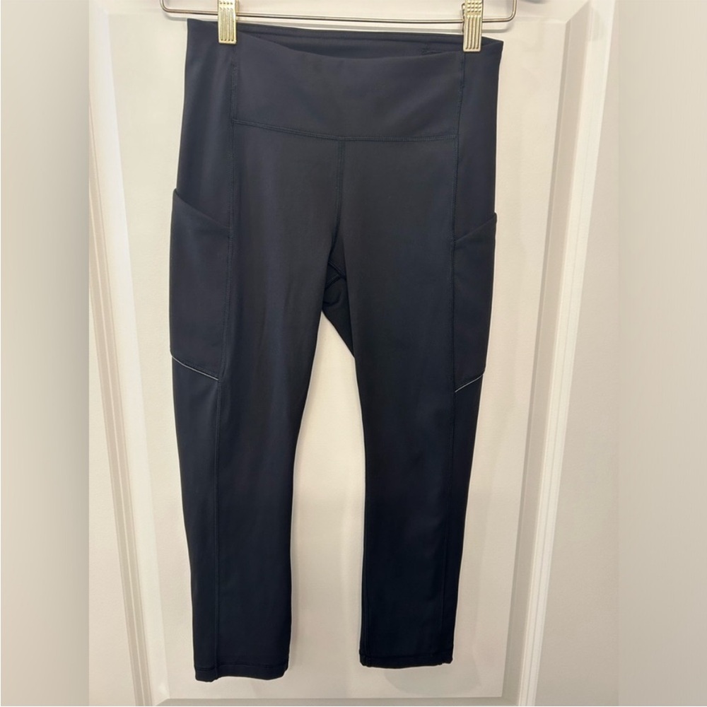 Like New Lululemon Speed Up Luxtreme Tight Leggings With Pockets Black 4